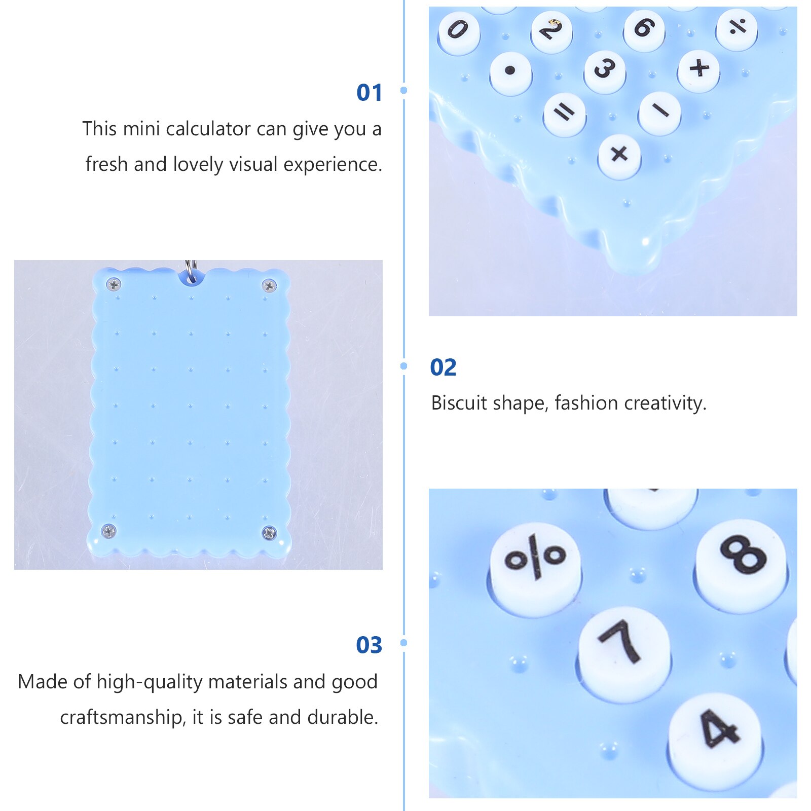 Mini Calculator 8-Digit Display Calculator Portable Pocket Calculator Stationery