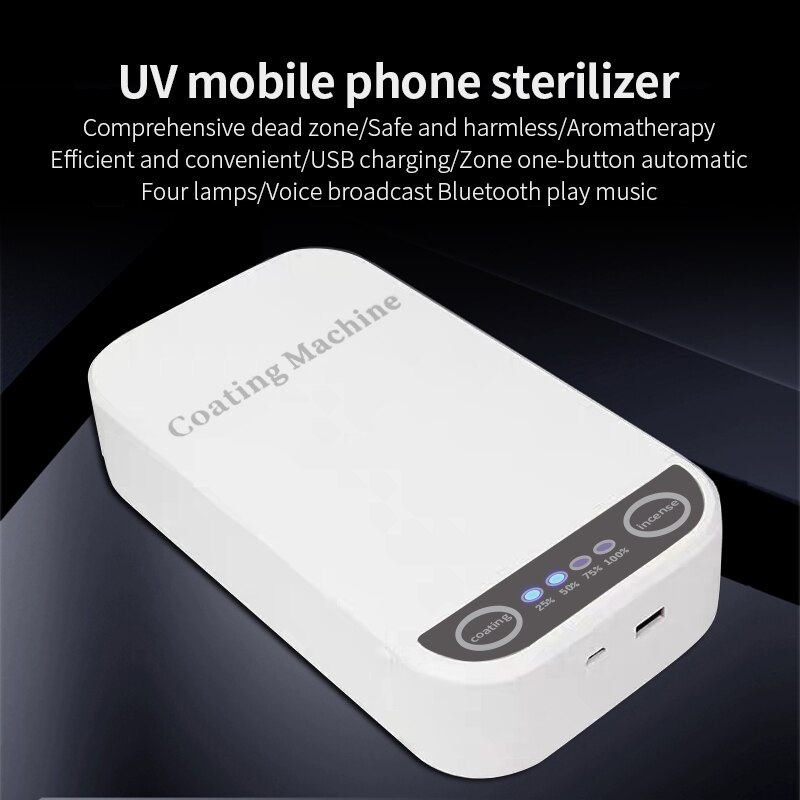 Uv Gezichtsmasker Sterilisator Doos Anti Bacteriën Ultraviolet Ray Desinfectie Voor Sieraden Horloge Telefoon Opladen Multifunctionele Box