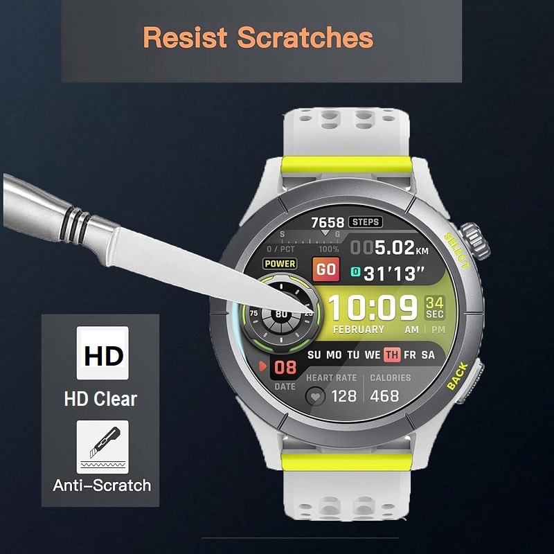 10 Stück TPU Hydrogel Sanft Displayschutzfolie für Amazfit Gepard runden / Gepard Profi Clever Uhr HD klar Schutzfolie