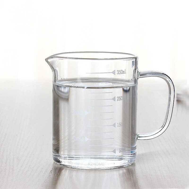 Hoch Borosilikat Lebensmittelqualität Glas Messbecher Topf Wasserkocher 350 ml, 500 ml, 1000 ml Für Möglichkeit