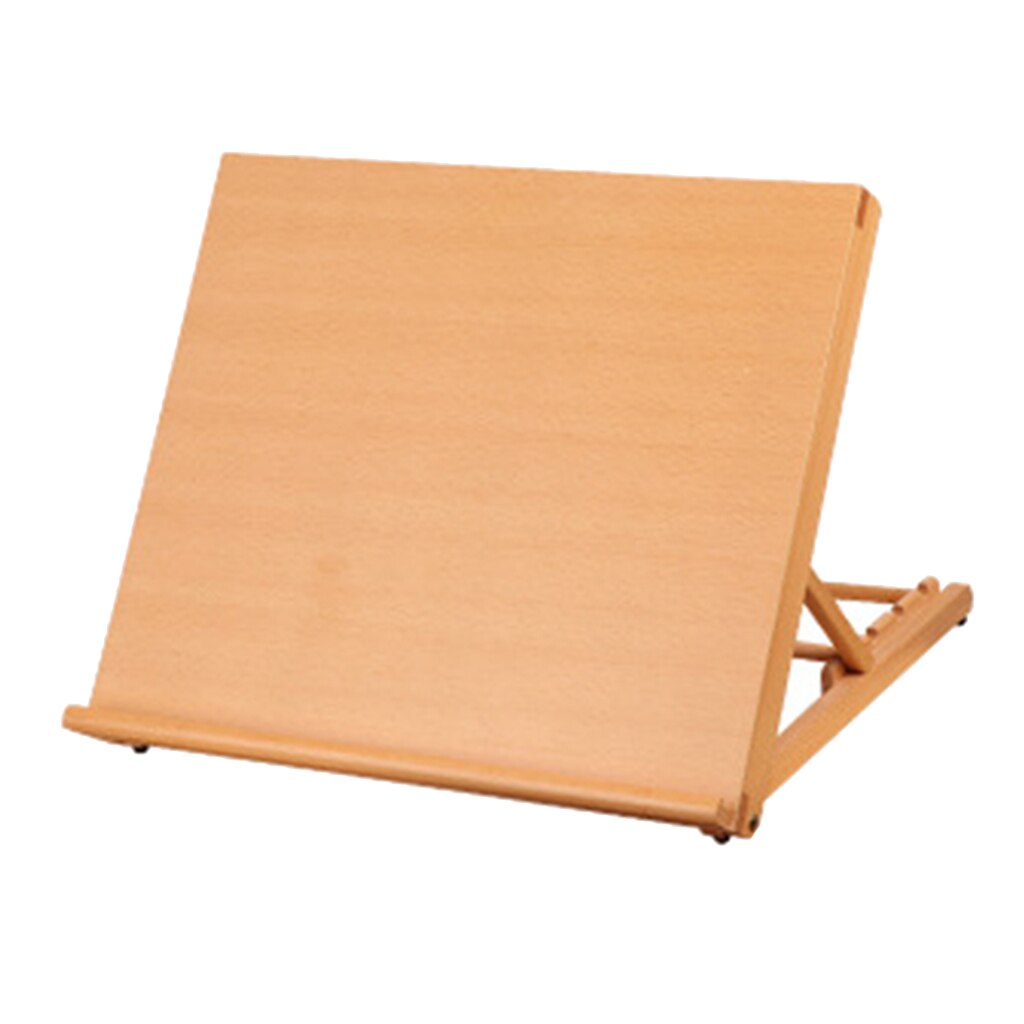 Wooden Desk Easel Adjustable Tabletop Easel Craft Workstation for Drawing Sketch