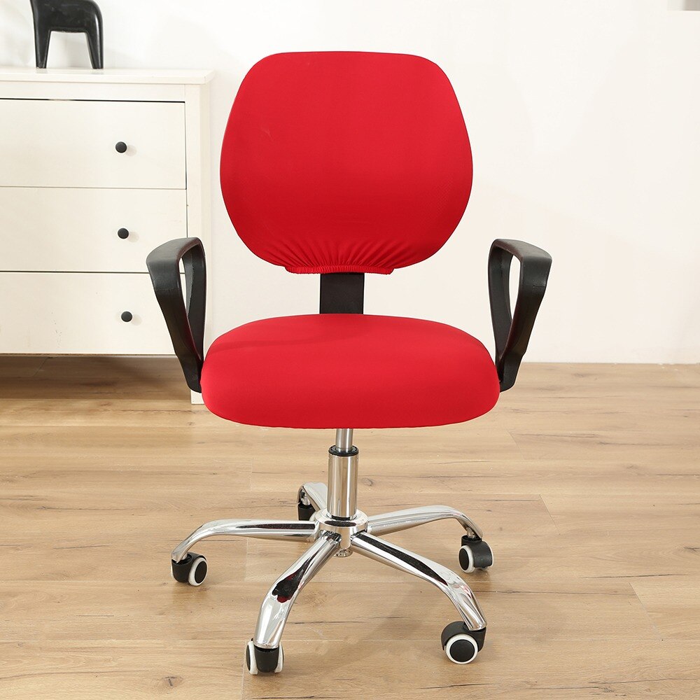 Junijour | elastiske stolebetræk roterende kontorcomputer skrivebordsstol stolebetræk aftagelige slipcovers
