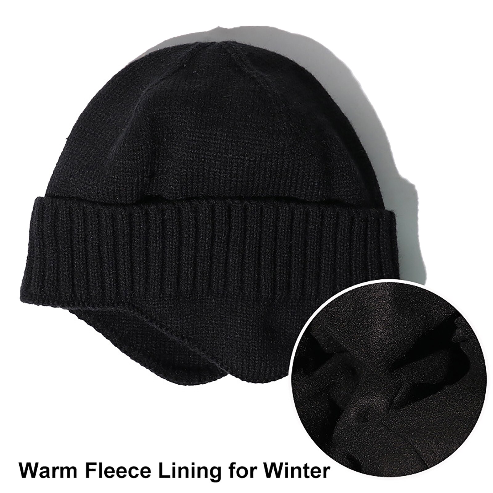 Men Acrylic Knitted Winter Hat Beanie Hats for Women Thick Warm Beanies Male Skullcap Knit Bonnet Gorro Unisex