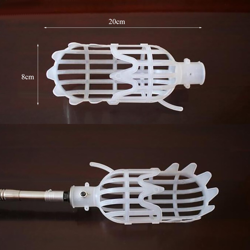 1 Uds. Recogedor de Frutas de plástico, recolector de fruta, herramienta de recolección de fruta para jardinería, dispositivo de recolección de árboles, herramientas para invernaderos de jardín