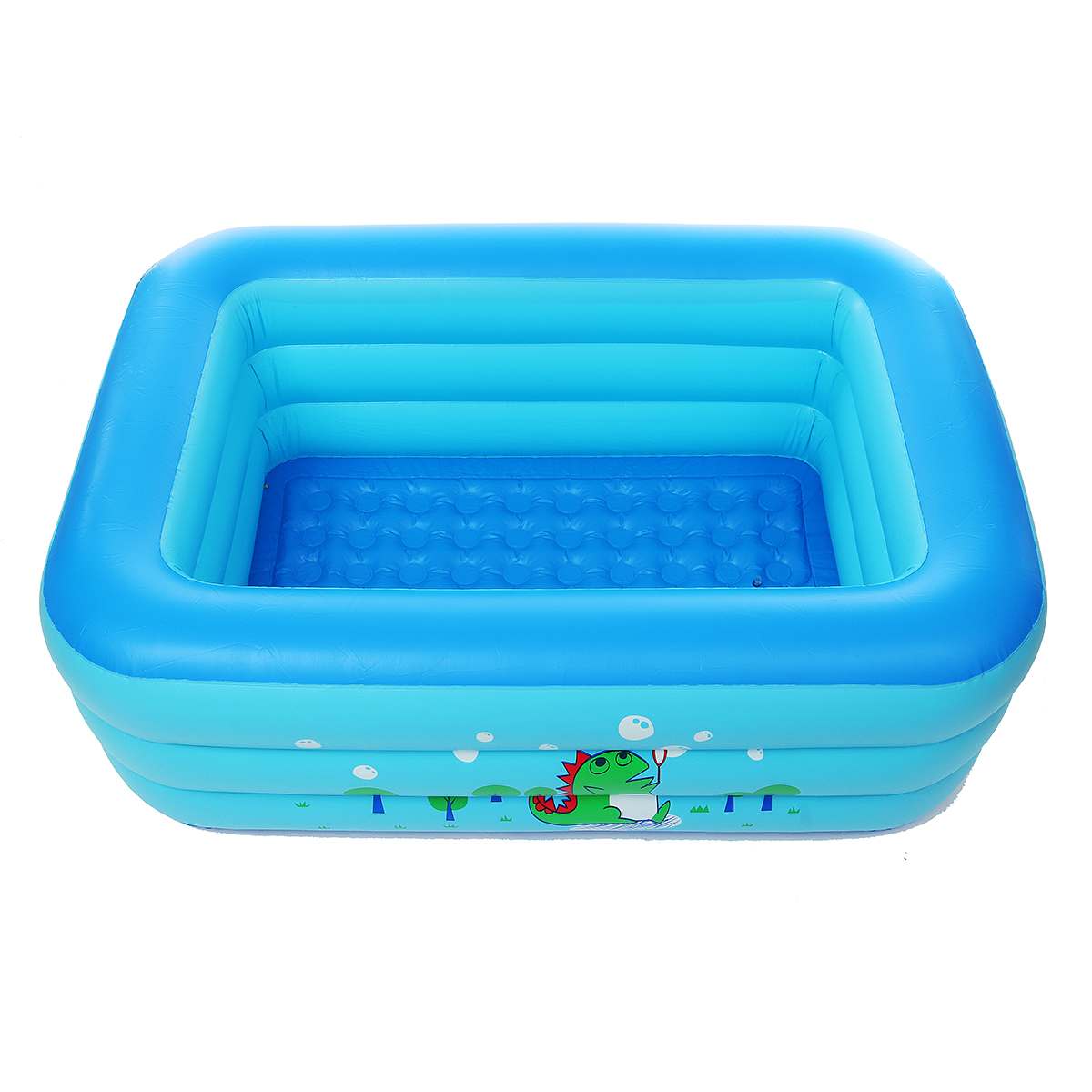 150CM 3Layers Inflatable Square Swimming Pool Children Inflatable Pool Bathing Tub Indoor Outdoor PVC Swimming Pool