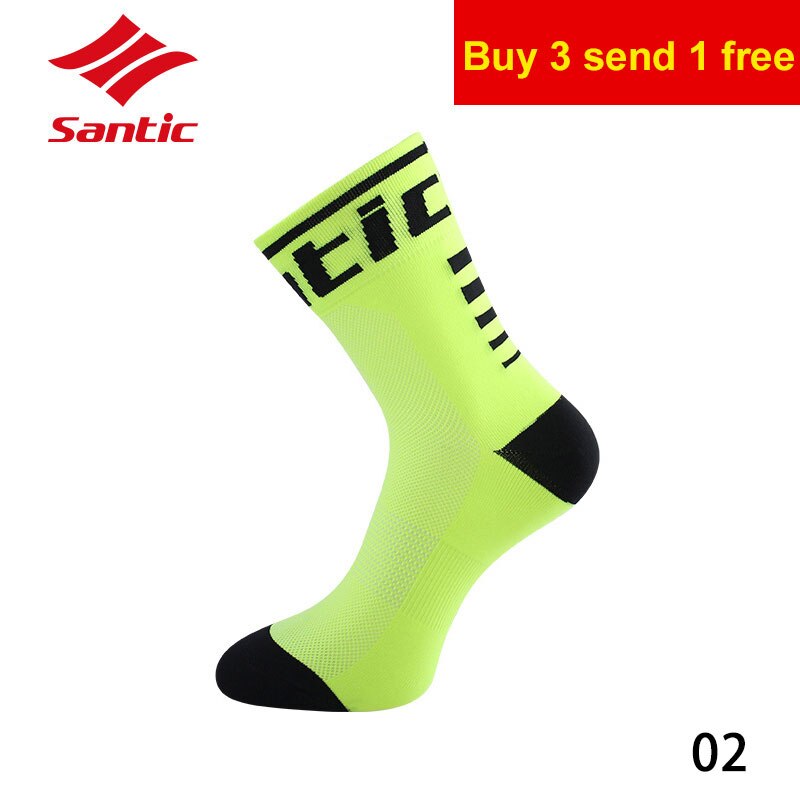 SANTIC pro Bike skarpety rowerowe mężczyźni kobiety skarpety sportowe antypoślizgowe oddychające skarpety trekingowe rowerowe wyposażenie do jazdy 13 Style: 02-1 pair