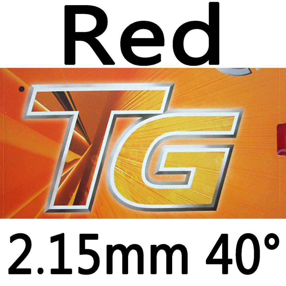DHS NEO Skyline TG 2 Control + Spin Pips-In Tenis de Mesa Goma de ping-pong con esponja 2,15-2,2mm: red 2.15mm H40