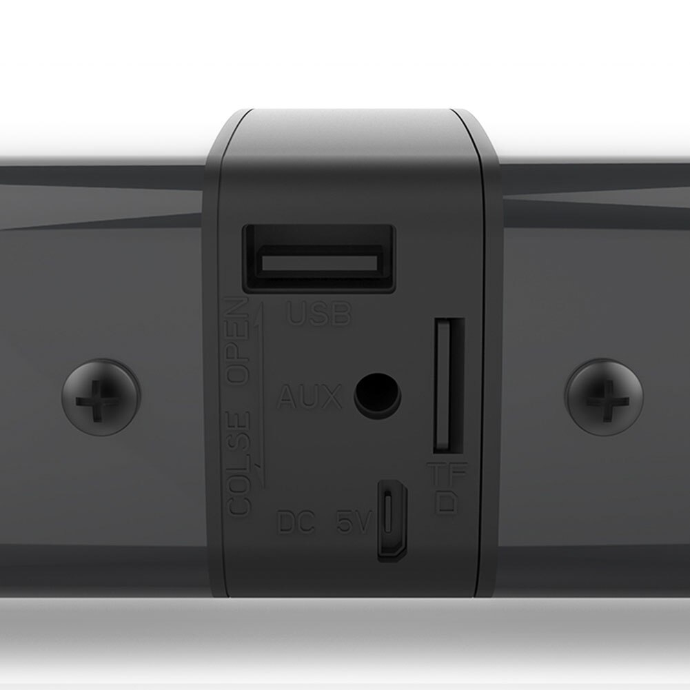 Theater Sound Blaster Support TF Card TV Electric Home Foldable Stereo Audio Bluetooth Speaker Portable Soundbar PVC Split