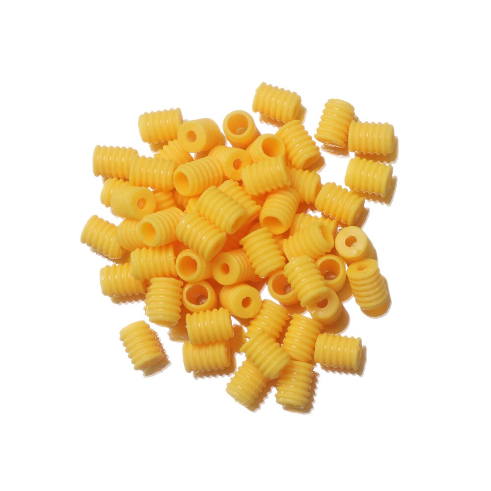 100Pcs Volwassen Kinderen Verstelbare Siliconen Koord Sloten Non Slip Stopper Kleurrijke Lanyard Gesp Koortjes Schakelt Accessoires: yellow