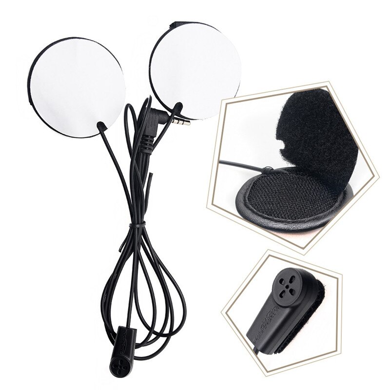 Fodsports v6 interfone microfone macio fone de ouvido apenas para v6 v4 capacete da motocicleta bluetooth fone de ouvido interfone