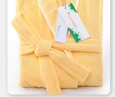 De algodón súper suave paño de la toalla bebé Albornoz rosa azul niños Toalla de baño bata sólido albornoces infantil de algodón para niños niñas: Yellow