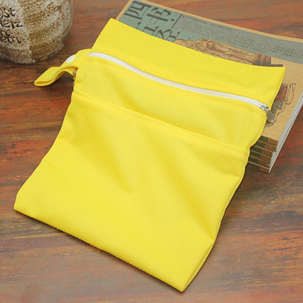 1 Pcs Diaper storage bag diaper bag washable baby 19.5*23.5 cm zipper deodorant practical