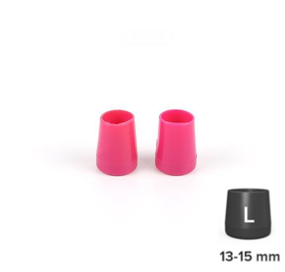 1 paire haut talon protecteur chaussures haut talon aiguille protecteurs talon conseils remplacement: Rose Red-L