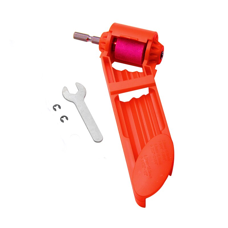 Corindón de rueda afilador de brocas para taladro de taladro portátil poco alimentado piezas de herramientas de perforación sacapuntas herramientas: Orange