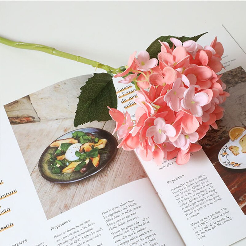 Kunstmatige pioenbloemdecoratie, geconserveerde hortensia, familiehuwelijksfeest, verjaardag Nieuwjaar Valentijnsdag boeket: Roze