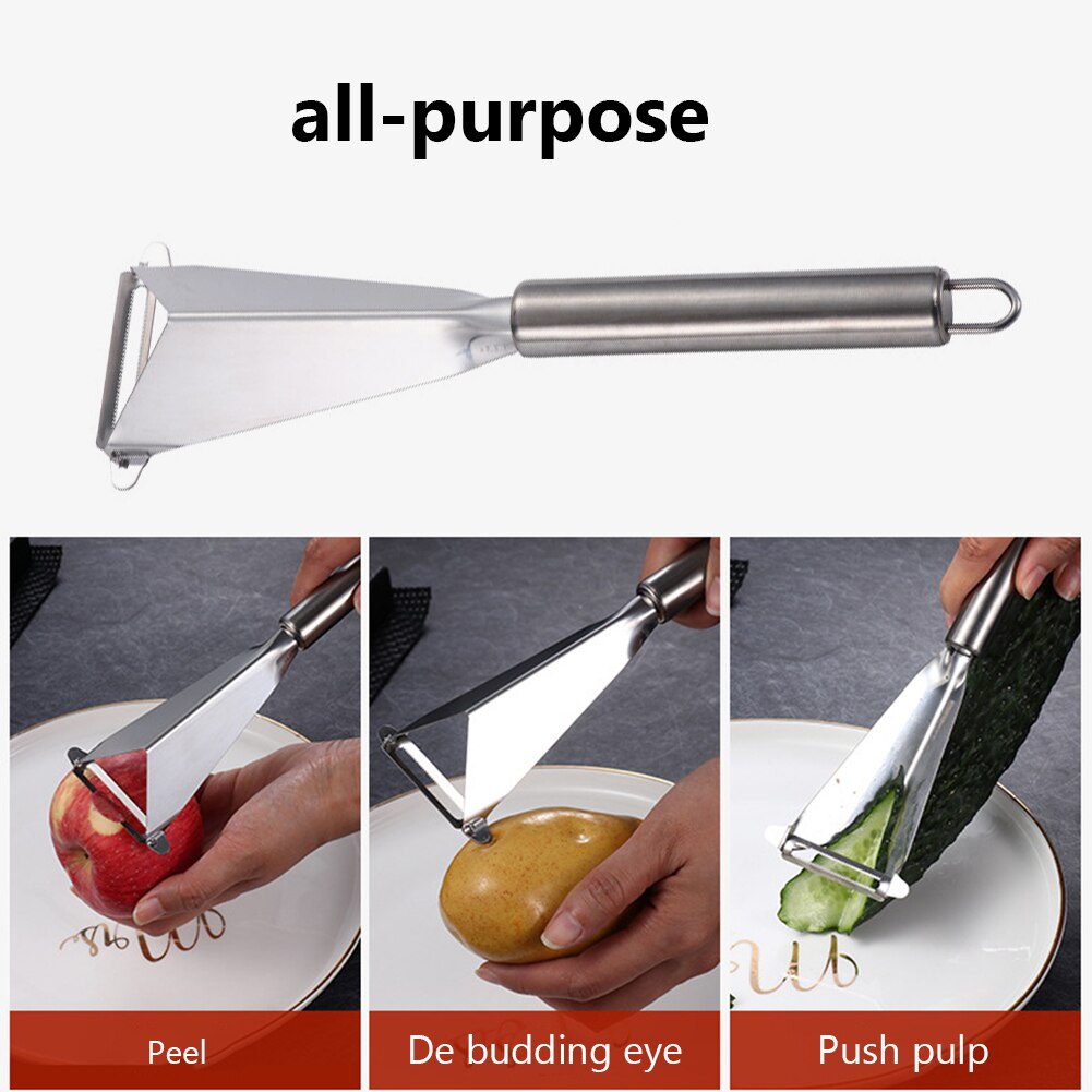 Kitchen Fruit Carving Tools Gadget Triangular Shape Fruit Carving Knife Vegetable Slicer Cutter Party Event Cooking Parts