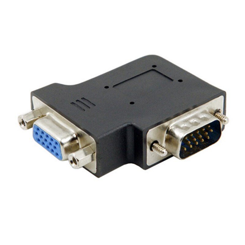 90 Graden Up, Down, rechts En Links Haakse Hd Vga Svga Revolutie Vga 15Pin Vrouwelijke Display Adapter Voor Notebook Tv: Left