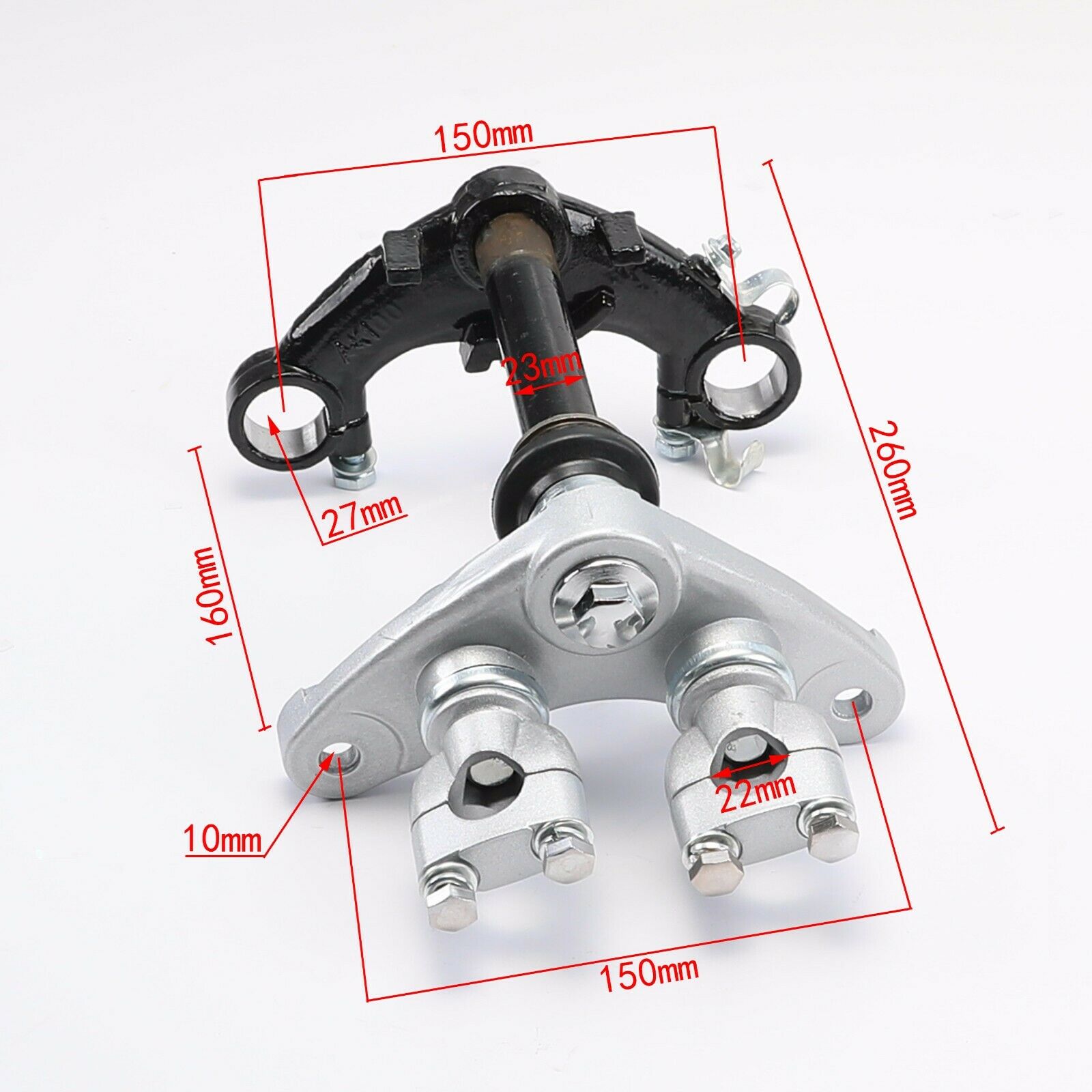Dirt Pit Bike Triple Tree Clamps CRF 50cc 70cc 90cc 110cc Dirt Bikes Fit 90B Fork
