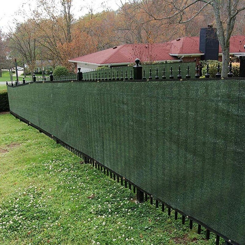 6x 50 Feet Sun Shade Panel Privacy Screen ,Heavy Duty Fencing Mesh Shade Cover Mesh Fabric for Outdoor Patio Garden Fence Awning