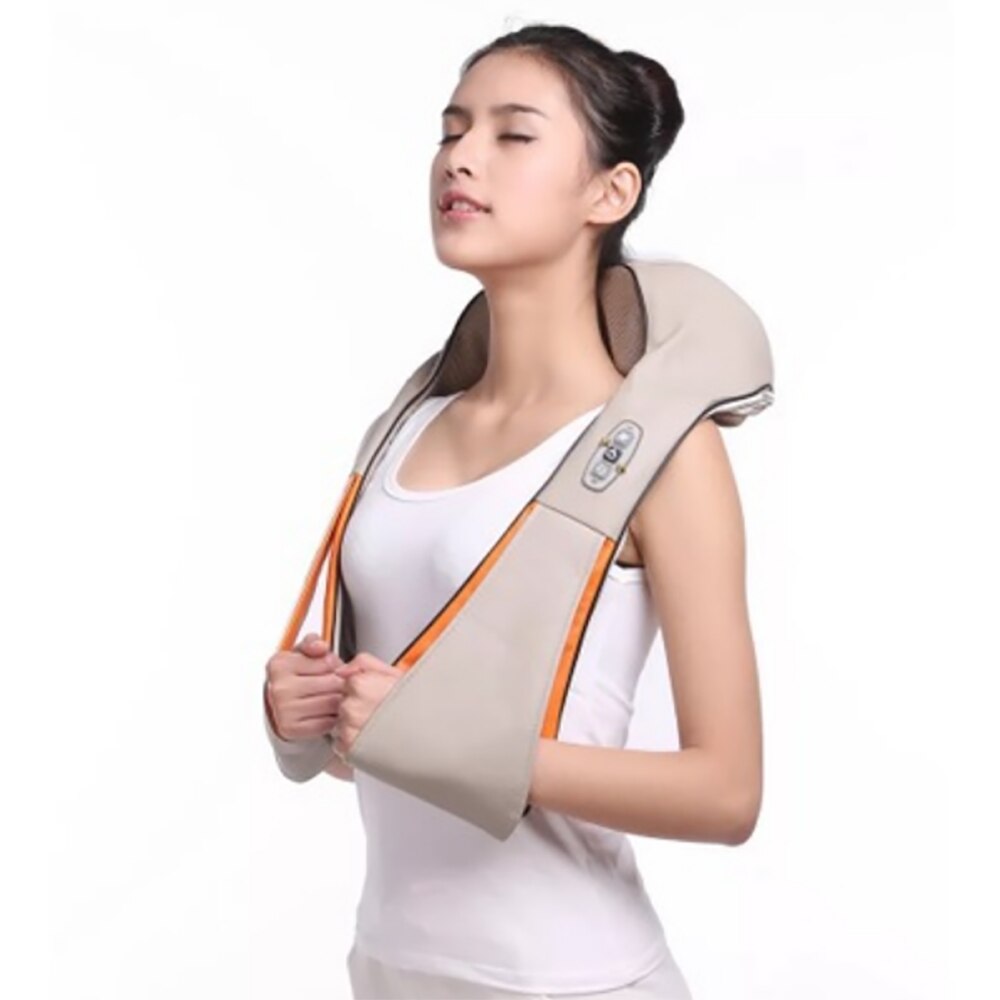 Multifunctionele Nek Schouder Wervel Massager Comprimeren Kneden Elektrische Massage Sjaal Massage Instrument