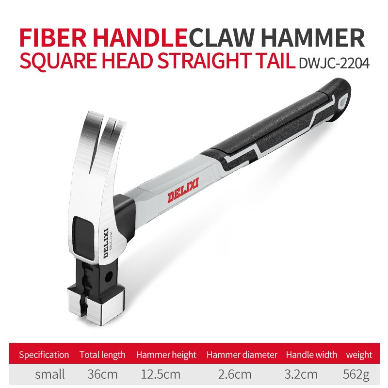 Hand Tool Magnetic Claw Hammer for Woodworking Automatic Nail Suction Hammer Multifunction Non-slip Shockproof Steel Hammer: 5