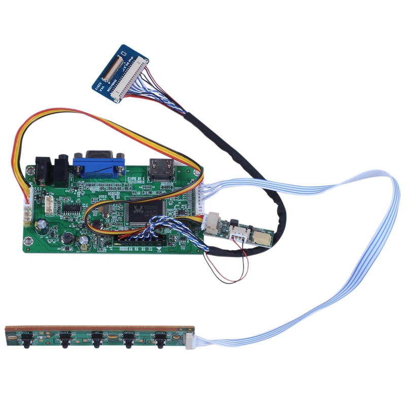 Placa controladora 4K HDMI LVDS para iPad 3, 4, 9,7 pulgadas, LP097QX1 SPA1 SPAV SPC1 EDP Signal, 4 canales, 51 Pines, Panel de pantalla LCD