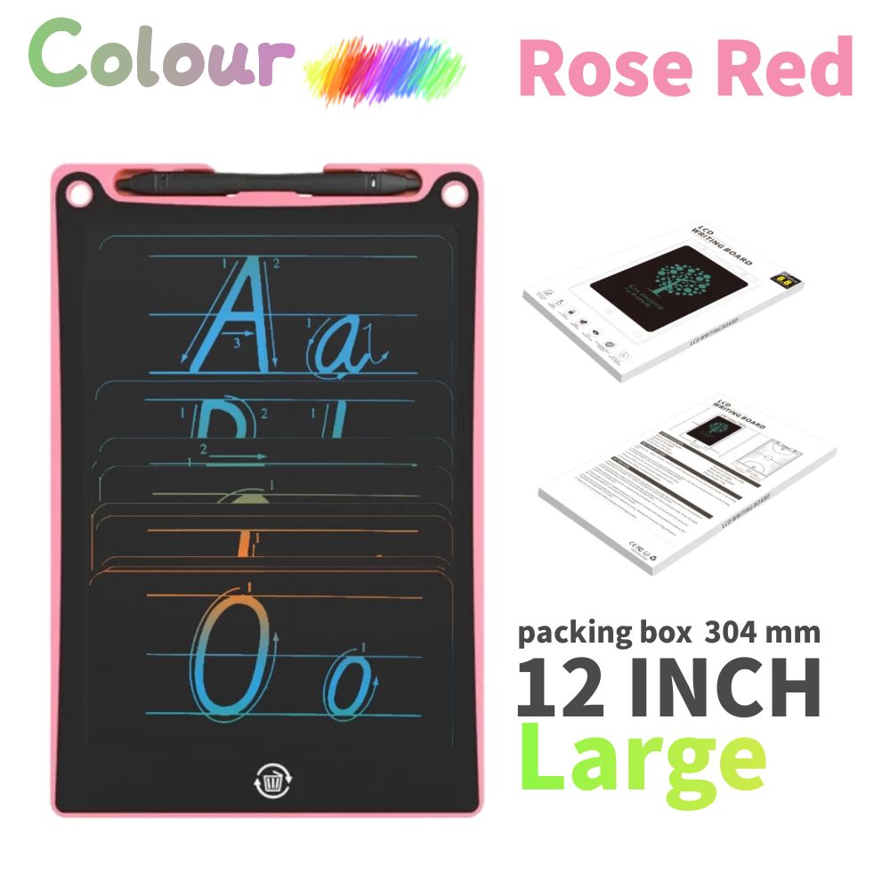 LCD Writing Tablet for Kids, Reusable Magic Drawing Board, Graffiti Sketchpad & Handwriting Blackboard, Eco-Friendly Educational: light green