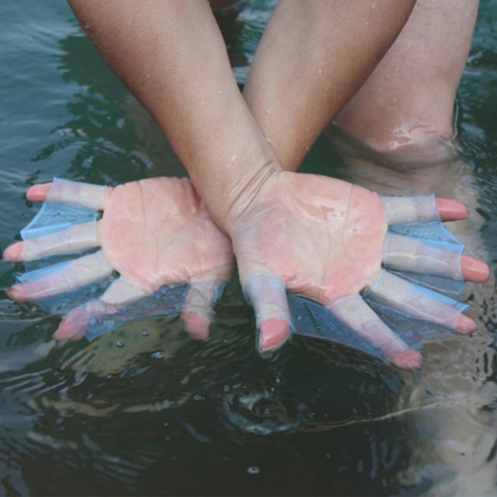 1 paire de gants de natation, palmes, entraînement des mains, gants d'entraînement palmés pour femmes, hommes, enfants, accessoires de pagaie de plongée