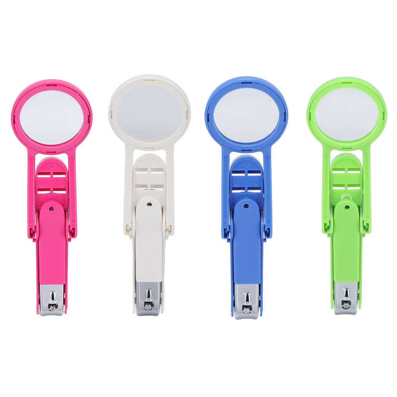 Nail Magnifier Scissors Matte Surfaces Magnifying Glass Nail Cutter for Toenails