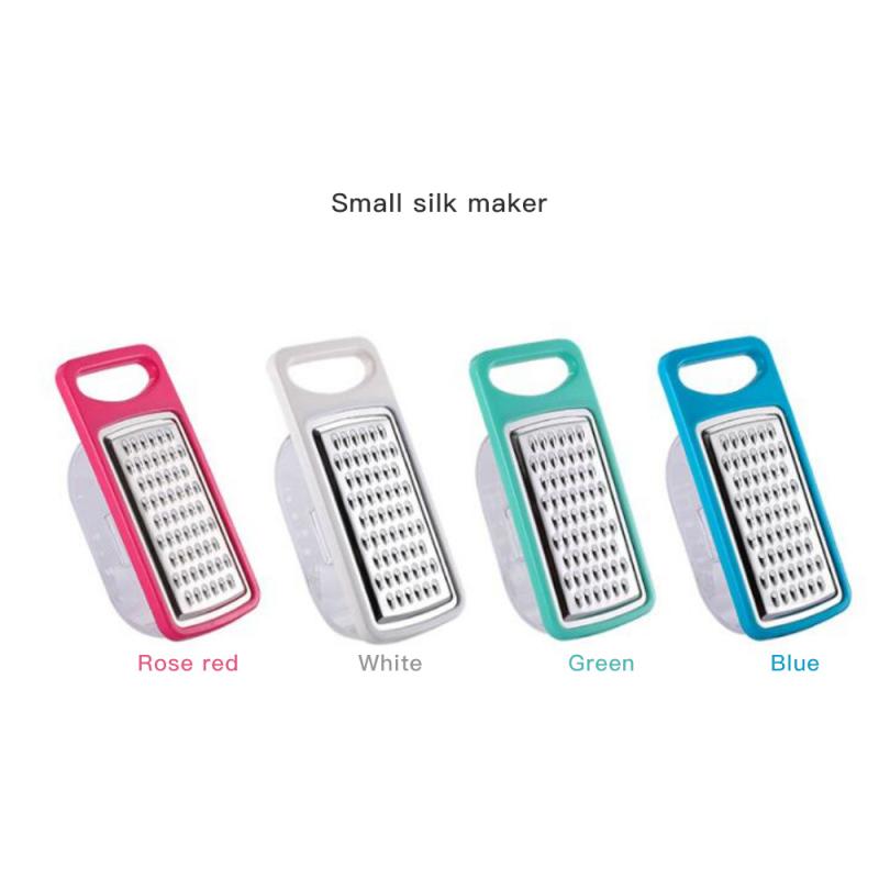 Multifunctional Vegetable Cutter Kitchen Manual Vegetable Fruit Slicing Tool Stainless Steel Quick Grater Slice Wire Planers: S Random Color