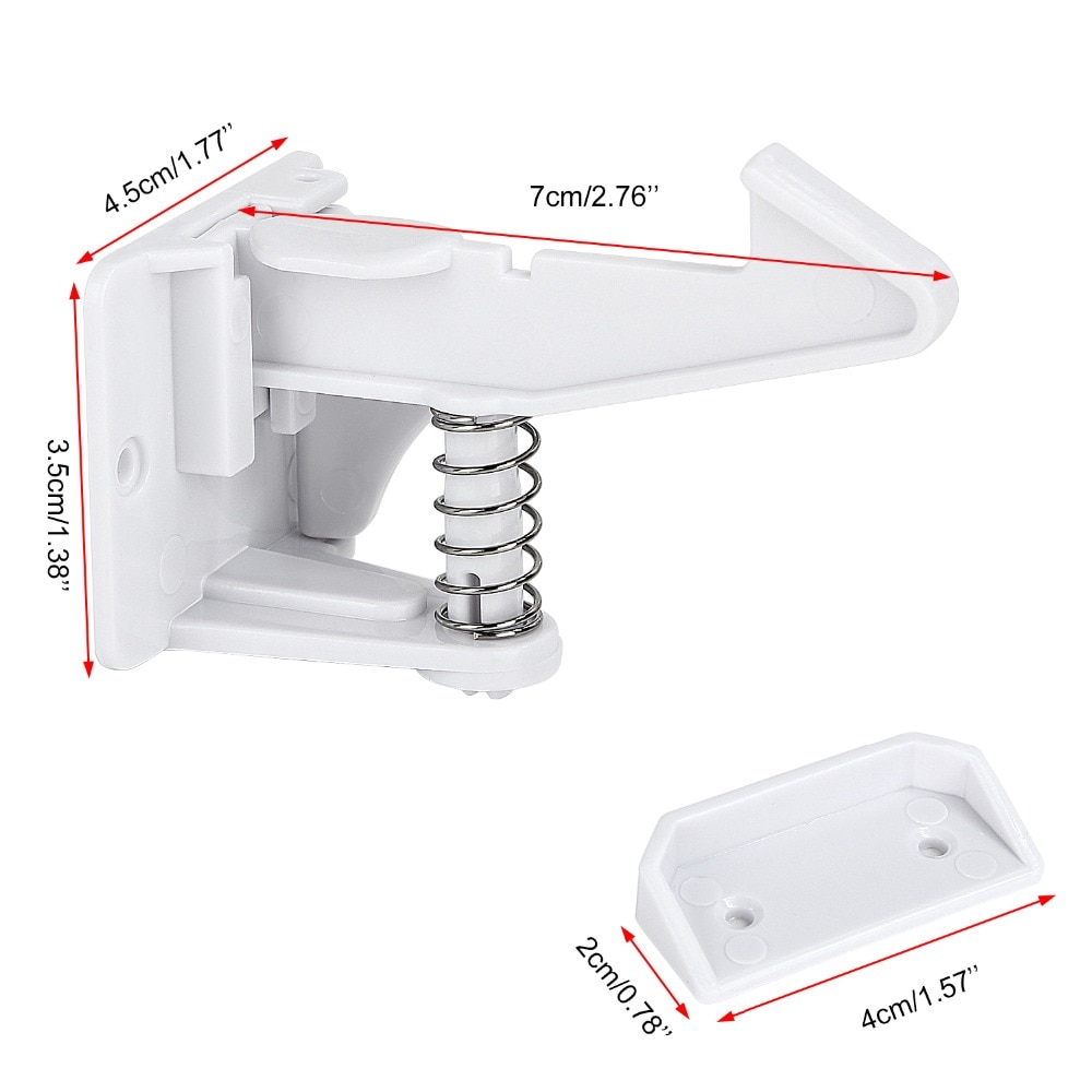 Safety Baby Lock Children Protection Baby Security Lock for Drawer Cabinet Door Invisible Buckle Closet Locks