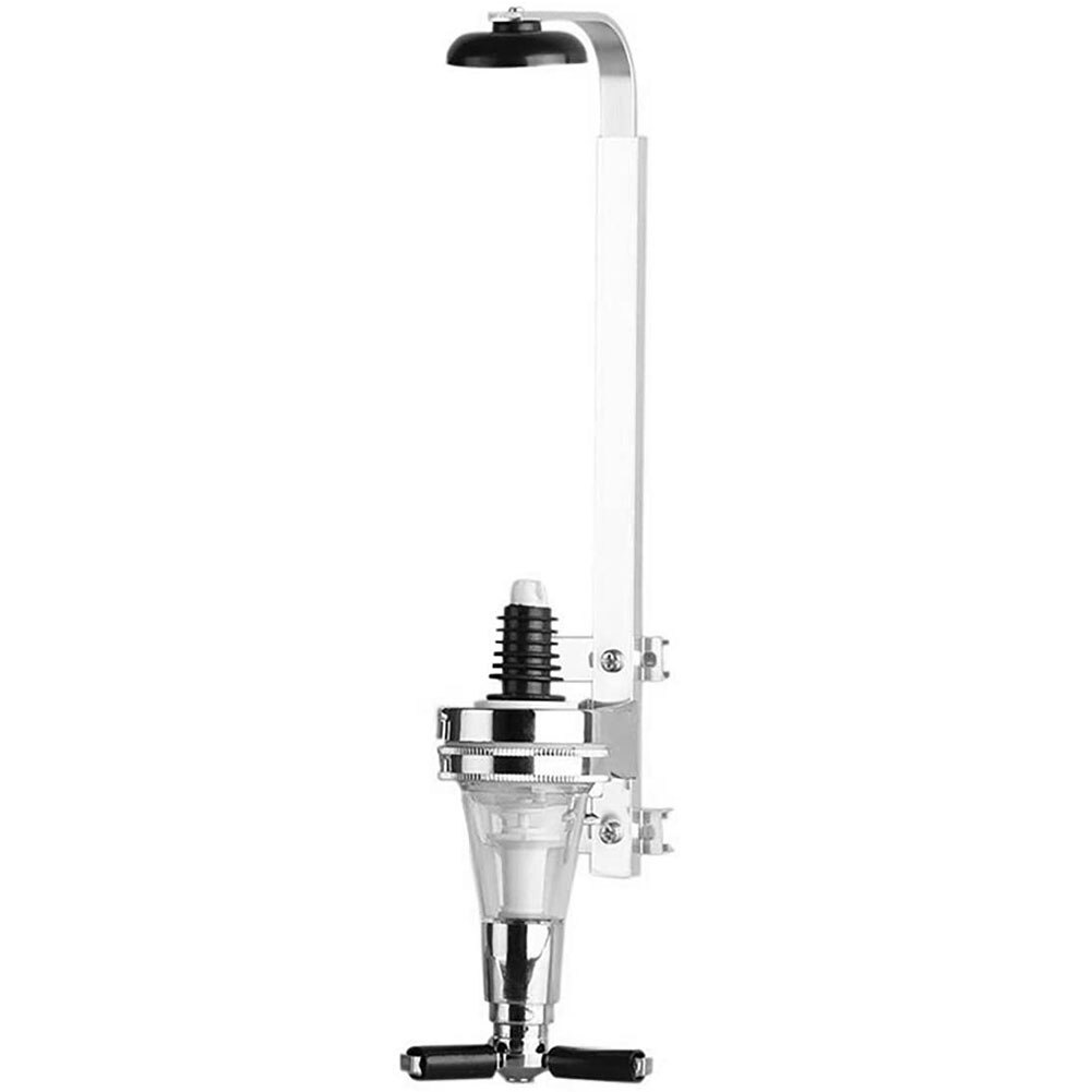 Dispensador de licor de 4 cabezales, dosificador de bebida montado en la pared, estantes para vino, dosificador de vino de cóctel, soporte: 1-Head