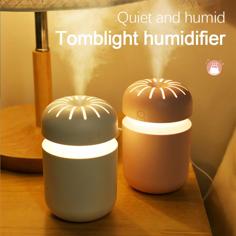 300ML Air Humidifier Ultrasonic Aroma Essential Oil Diffuser Mini USB Cool Mist Maker Aromatherapy With Colorful Light Car Home