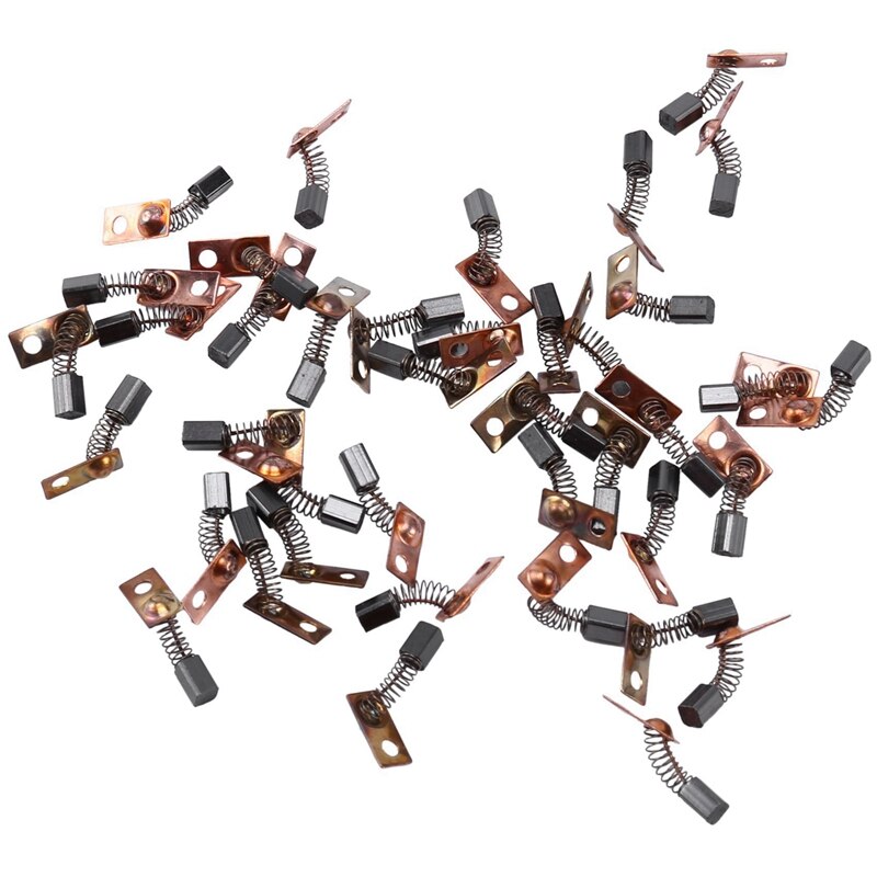 40Pcs Electric Motor Carbon Brushes Replace For/Saeyang Series Grinding Machine Micromotor Handpiece 3X3X4.5mm Retail: Default Title