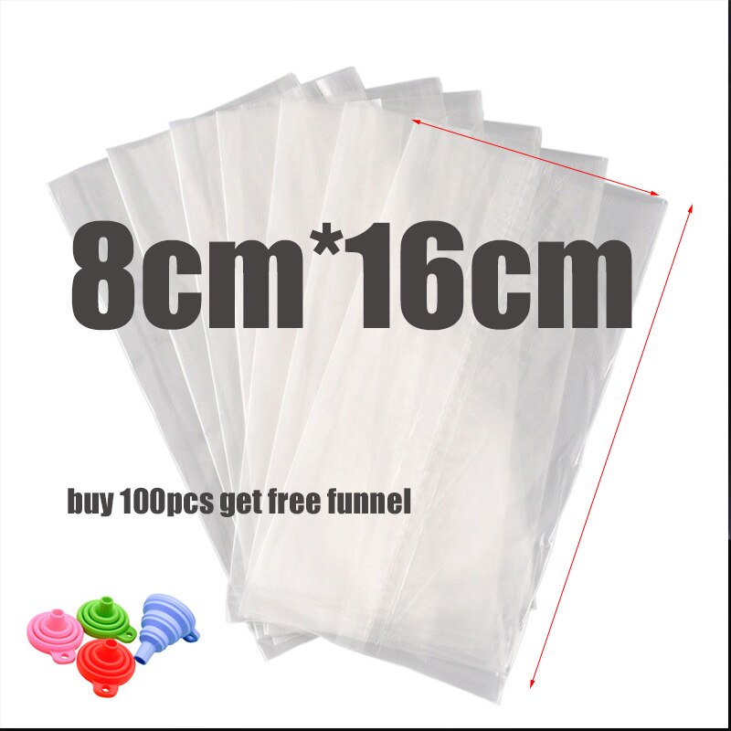 Bolsas de PVA para pesca de carpa, bolsa soluble en agua ambiental de disolución rápida para pesca de carpa, compra 2 lotes y obtén embudo plegable gratis, 50 Uds.: 816