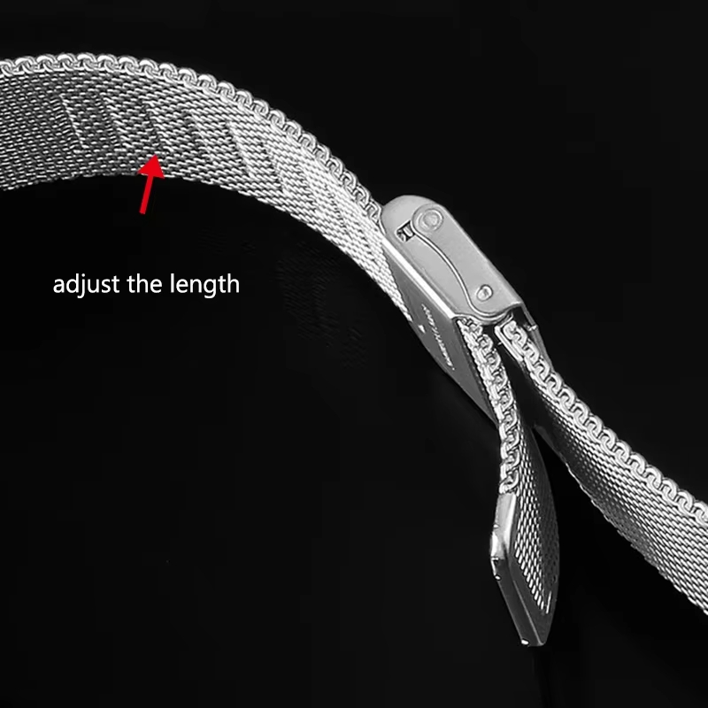 Bracelet de montre milanais en métal pour Xiaomi Redmi Watch 5 Active/5 Lite/3 Active/3 Lite, Bracelet de remplacement en acier inoxydable