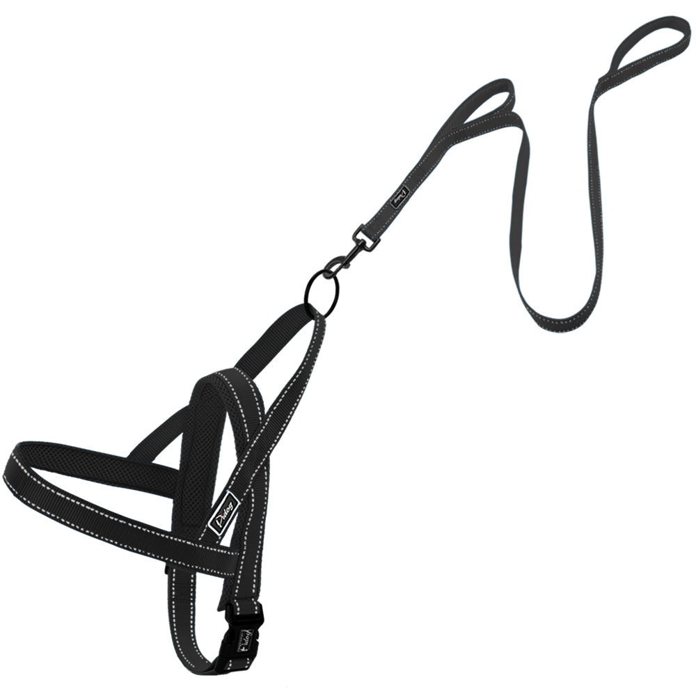 Conjunto de Correa y arnés reflectante sin tirones para perro, chaleco para mascotas de plomo para perros pequeños y grandes, Perfecto para el entrenamiento diario XXS-L caminar
