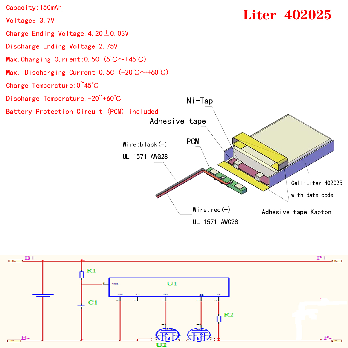 best battery brand 3.7V lithium polymer battery 351724 352025 150MAH 402025 camera pen recorder Bluetooth Battery