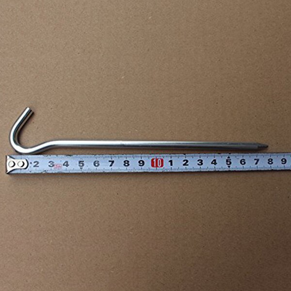 Telt / presenning dele pløk spørgsmålstegn søm stål pind 18 cm 5 sæt
