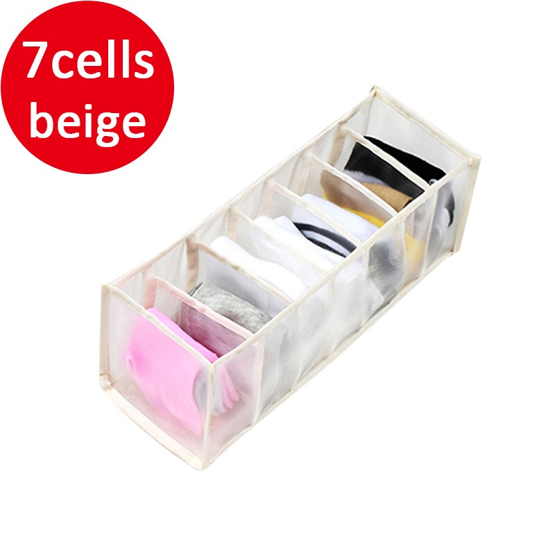 Gray Underwear Socks Storage Box Home Storage & Organization Suitable for Walk-in Closet Closet Organizer Underwear Storage Box