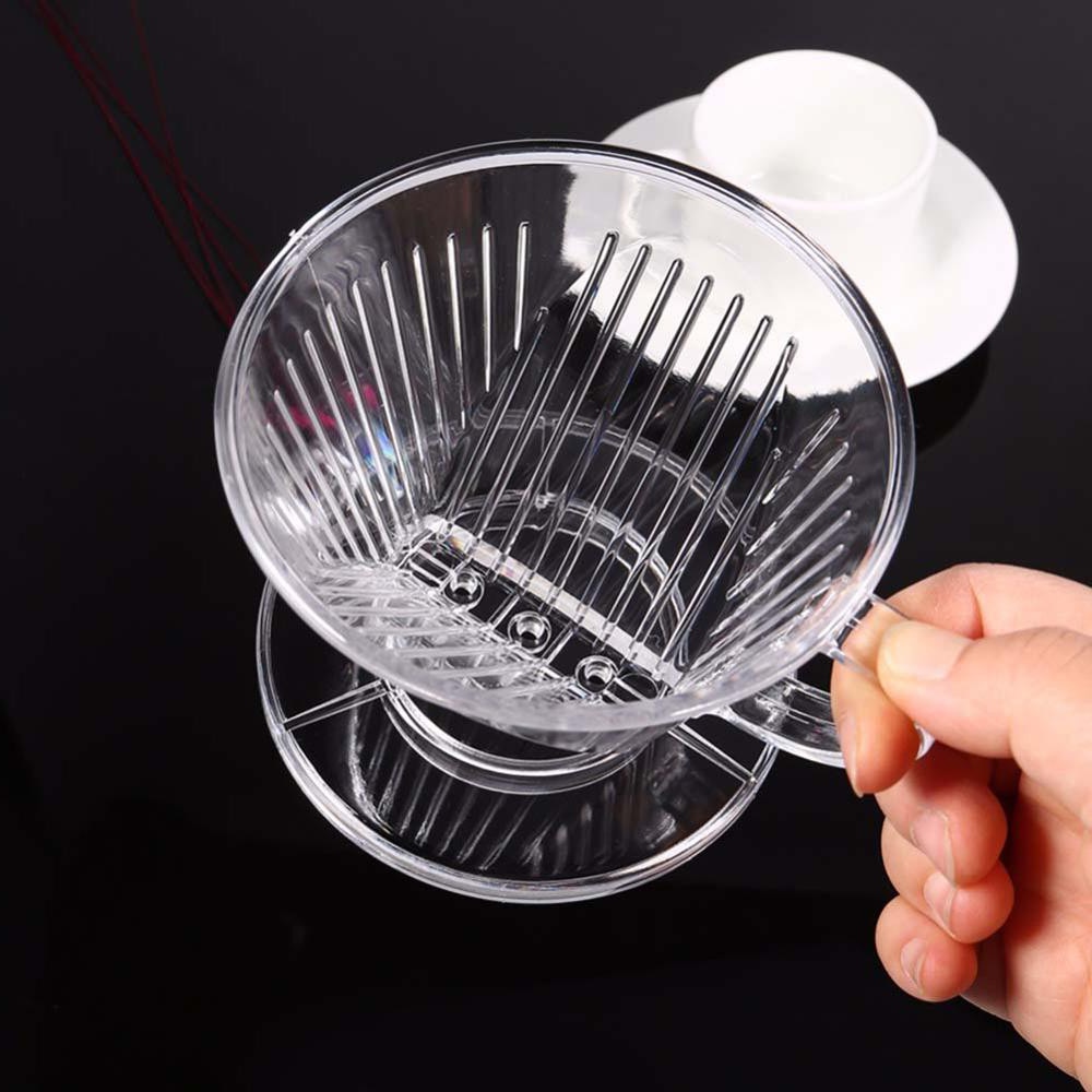 Reusable Coffee Filter Cone Shape Coffee Maker Filter Cup Dripper Practical Pour Over Serving Mug Filters Cafe Coffee Filter