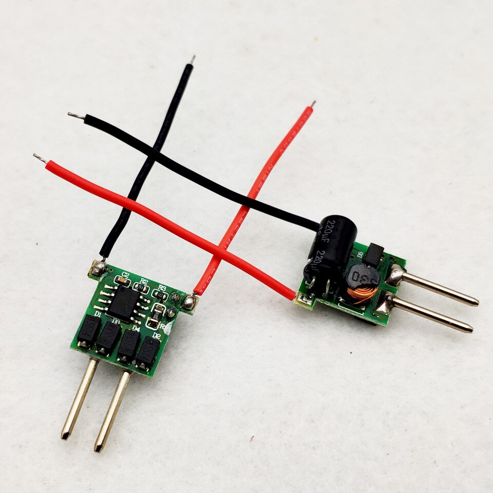 5 stk 20 stk 100 stk led driver  mr16 led lystransformatorer 12v 24v 1 x 3w 3 x 3w led strømforsyningsadapter for 1/3w led lyslamper