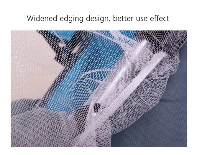 Zuigelingen Kinderwagen Mosquito Insect Net Accessoire Voor Wandelwagen Safe Mesh Buggy Wieg Winkelwagen Klamboe Kinderwagen Volledige Cover