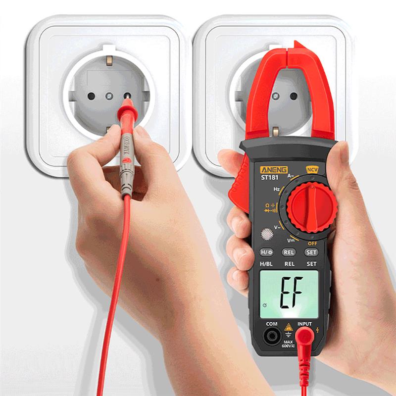 ST181 Smart Digital Clamp Meter High-precision Multimeter 400A AC/DC Clamp Meter Digital Display Backlight Clamp Meter