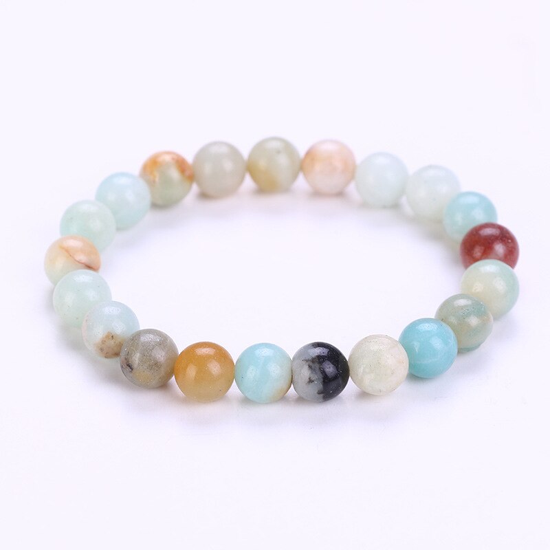 Natuurlijke Transfer Luck Purple Amethisten Bead Armband Chakra Yoga Vulkanische Steen 8mm Ronde Stenen Kralen Armbanden Voor Vrouwen: Amazon