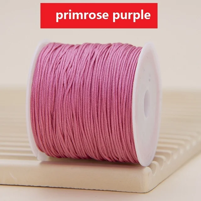 Corda in nylon per braccialetti, cordoncino per annodare cinese, filo per perline in nylon per braccialetti intrecciati, collane con perline e macramè
