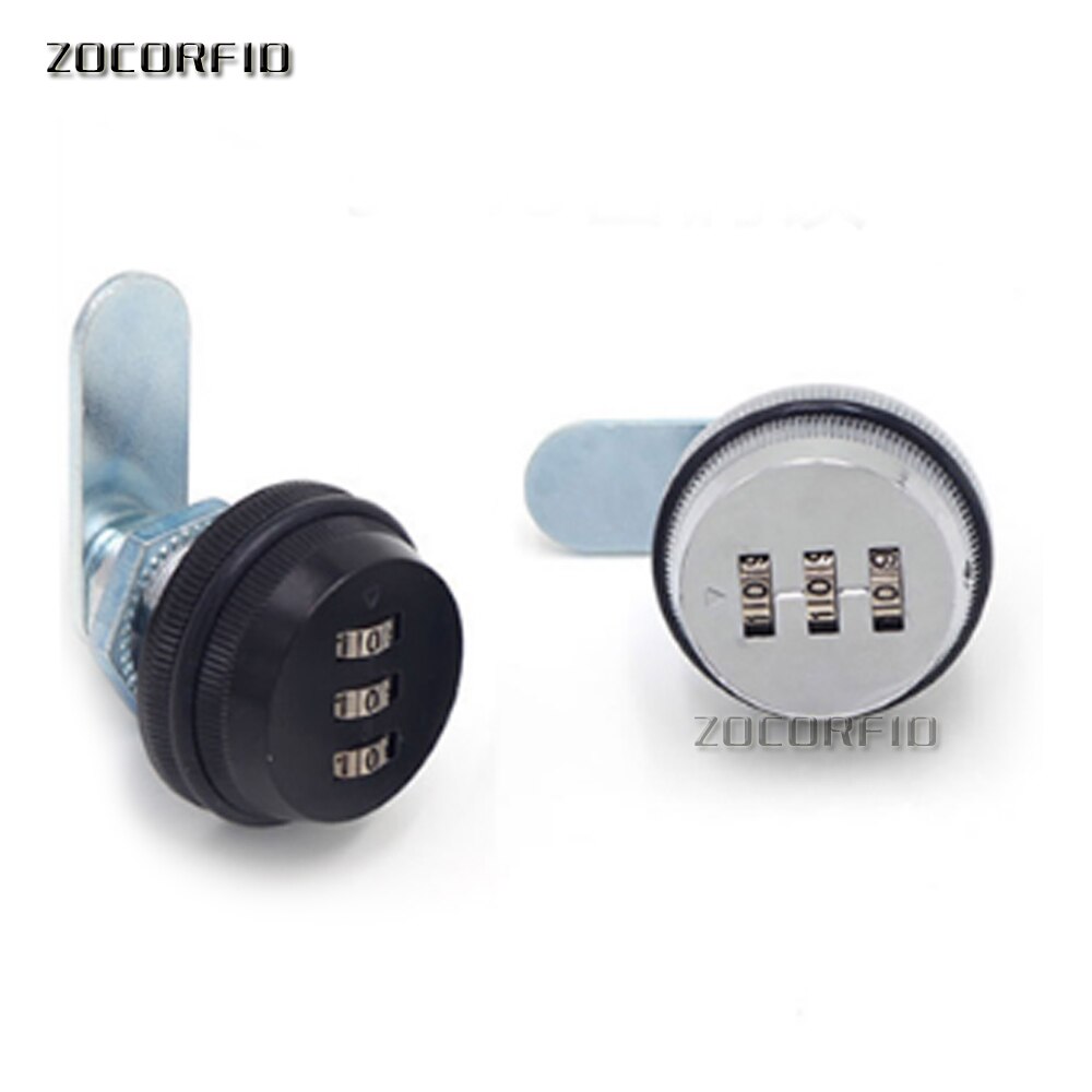 Combination Cabinet Lock Black/Silver Zinc Alloy Password Locks Security Home Automation Cam Lock For Mailbox Cabinet Door