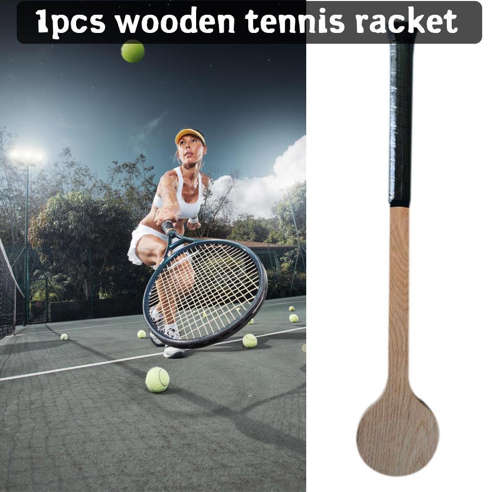 Tennis Training Racket Houten Tennis Nauwkeurigheid Praktijk Racket Tennis Training Aid Tennis Pointer Houten Tennis Lepel