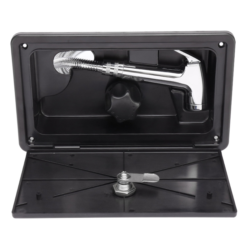 RV Shower With Lock Boat Marine Camper Motorhome Caravan Accessories Box RV External Exterior Shower Camper Accessories