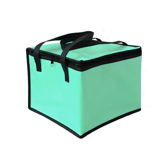 Grote Non-woven Thermische Isolatie Pakket Lunch Tas Picknick Draagbare Container Zakken Verse Ijs Koeler Carrier Voedsel Geïsoleerde Zakken: green